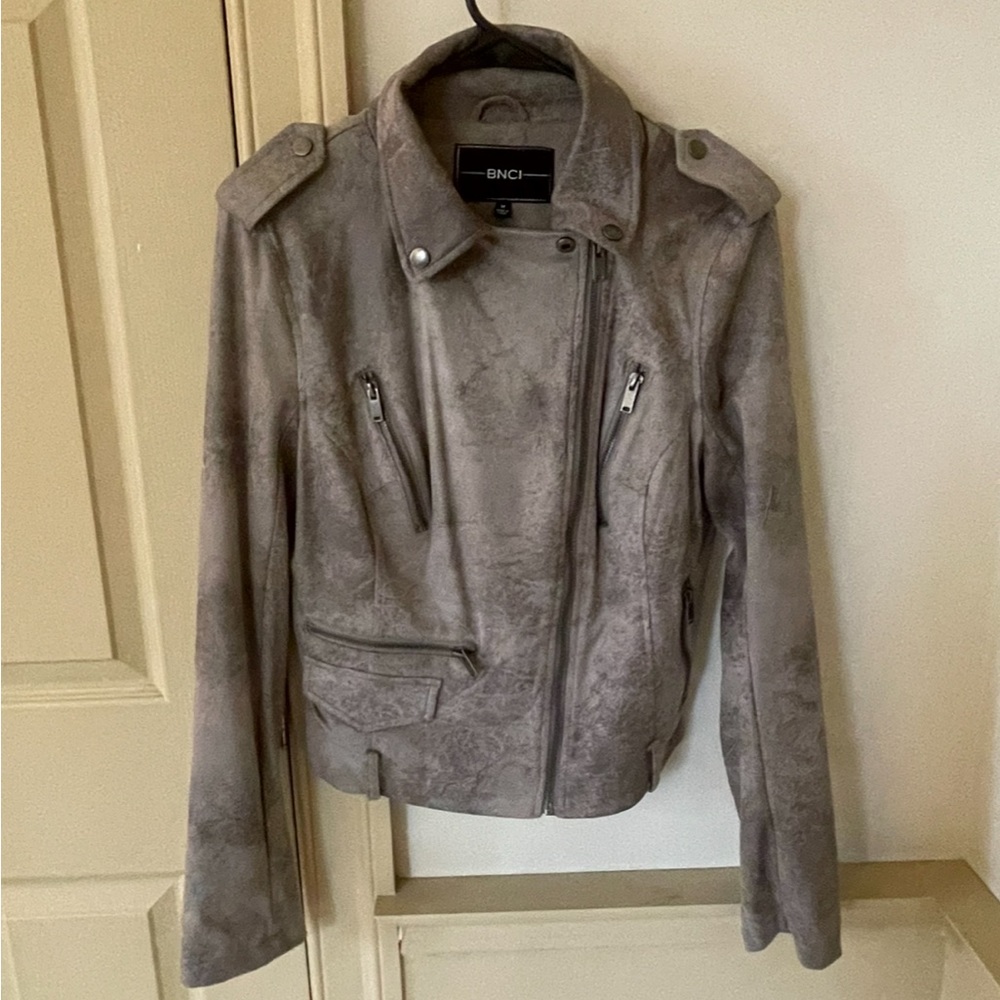 Faux leather jacket